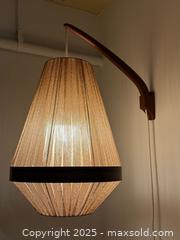 MaxSold Auction: MCM Teak Hanging Wall Lamp  - Toronto (Ontario, Canada) PARTNER MANAGED Estate Sale Online Auction - Dundas Street W (STORAGE)