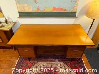 MaxSold Auction: MCM Vintage RS Associates Teak Executive Desk  - Toronto (Ontario, Canada) PARTNER MANAGED Estate Sale Online Auction - Dundas Street West (STORAGE)