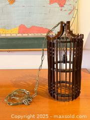 MaxSold Auction: MCM Walnut Hanging Pendant Light Fixture  - Toronto (Ontario, Canada) PARTNER MANAGED Estate Sale Online Auction - Dundas Street W (STORAGE)