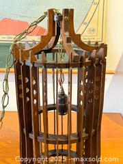 MaxSold Auction: MCM Walnut Hanging Pendant Light Fixture  - Toronto (Ontario, Canada) PARTNER MANAGED Estate Sale Online Auction - Dundas Street W (STORAGE)