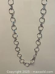 MaxSold Auction: Modern Sterling Silver Multi Circle Link Necklace  - Toronto (Ontario, Canada) PARTNER MANAGED Estate Sale Online Auction - Dundas Street W (STORAGE)