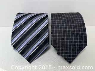 MaxSold Auction: Pair of Men’s Designer Silk Ties - Zegna and Boss - Toronto (Ontario, Canada) PARTNER MANAGED Estate Sale Online Auction - Dundas Street West (STORAGE)