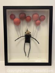 MaxSold Auction: Shadowbox Sculpture Clown with Balloons Art by Magda Trzaski - Toronto (Ontario, Canada) PARTNER MANAGED Estate Sale Online Auction - Dundas Street W (STORAGE)