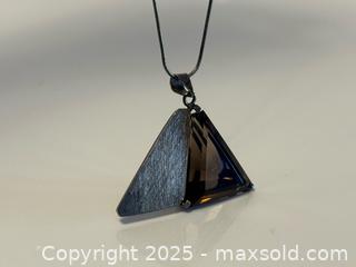 MaxSold Auction: Sterling Silver Abstract Smokey Quartz Pendant Necklace  - Toronto (Ontario, Canada) PARTNER MANAGED Estate Sale Online Auction - Dundas Street W (STORAGE)