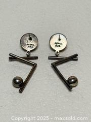 MaxSold Auction: Sterling Silver Post Modern Earrings  - Toronto (Ontario, Canada) PARTNER MANAGED Estate Sale Online Auction - Dundas Street West (STORAGE)