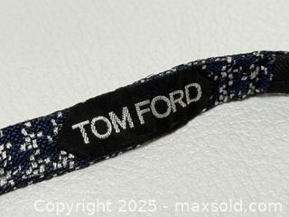 MaxSold Auction: Tom Ford Blue Silk Bow Tie  - Toronto (Ontario, Canada) PARTNER MANAGED Estate Sale Online Auction - Dundas Street West (STORAGE)