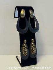 MaxSold Auction: Two Pairs of Alexis Bittar Signed Lucite Earrings - Toronto (Ontario, Canada) PARTNER MANAGED Estate Sale Online Auction - Dundas Street West (STORAGE)