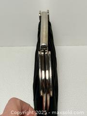 MaxSold Auction: Vintage Black Suede Clutch Bag - Toronto (Ontario, Canada) PARTNER MANAGED Estate Sale Online Auction - Dundas Street W (STORAGE)