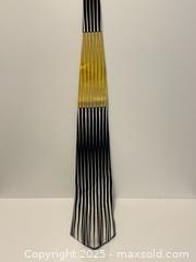 MaxSold Auction: Vintage Gianni Versace Silk Tie with Black and Yellow Geometric Pattern - Toronto (Ontario, Canada) PARTNER MANAGED Estate Sale Online Auction - Dundas Street W (STORAGE)