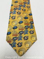 MaxSold Auction: Vintage Gianni Versace Silk Tropical Fish Tie   - Toronto (Ontario, Canada) PARTNER MANAGED Estate Sale Online Auction - Dundas Street West (STORAGE)