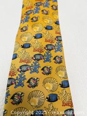 MaxSold Auction: Vintage Gianni Versace Silk Tropical Fish Tie   - Toronto (Ontario, Canada) PARTNER MANAGED Estate Sale Online Auction - Dundas Street West (STORAGE)
