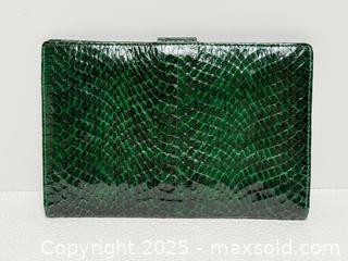 MaxSold Auction: Vintage Green Snakeskin Wallet  - Toronto (Ontario, Canada) PARTNER MANAGED Estate Sale Online Auction - Dundas Street West (STORAGE)