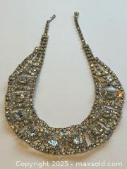 MaxSold Auction: Vintage Large Rhinestone Collar Necklace  - Toronto (Ontario, Canada) PARTNER MANAGED Estate Sale Online Auction - Dundas Street West (STORAGE)