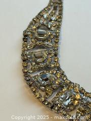 MaxSold Auction: Vintage Large Rhinestone Collar Necklace  - Toronto (Ontario, Canada) PARTNER MANAGED Estate Sale Online Auction - Dundas Street West (STORAGE)