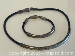 MaxSold Auction: Vintage Mexican Sterling Silver Choker + Bracelet Set - Toronto (Ontario, Canada) PARTNER MANAGED Estate Sale Online Auction - Dundas Street West (STORAGE)