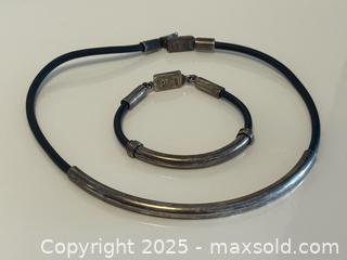 MaxSold Auction: Vintage Mexican Sterling Silver Choker + Bracelet Set - Toronto (Ontario, Canada) PARTNER MANAGED Estate Sale Online Auction - Dundas Street West (STORAGE)