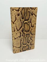 MaxSold Auction: Vintage Python Snakeskin Clutch Purse  - Toronto (Ontario, Canada) PARTNER MANAGED Estate Sale Online Auction - Dundas Street West (STORAGE)