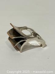 MaxSold Auction: Vintage Sterling + 10k Yellow Gold Brutalist Sculptural Ring - Toronto (Ontario, Canada) PARTNER MANAGED Estate Sale Online Auction - Dundas Street West (STORAGE)