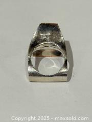 MaxSold Auction: Vintage Sterling + 10k Yellow Gold Brutalist Sculptural Ring - Toronto (Ontario, Canada) PARTNER MANAGED Estate Sale Online Auction - Dundas Street West (STORAGE)