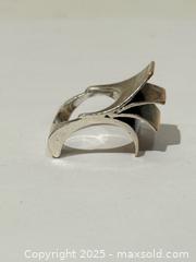 MaxSold Auction: Vintage Sterling + 10k Yellow Gold Brutalist Sculptural Ring - Toronto (Ontario, Canada) PARTNER MANAGED Estate Sale Online Auction - Dundas Street West (STORAGE)