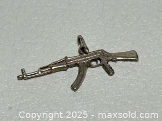 MaxSold Auction: Vintage Sterling AK-47 Pendant  - Toronto (Ontario, Canada) PARTNER MANAGED Estate Sale Online Auction - Dundas Street W (STORAGE)