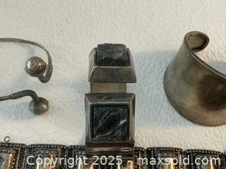 MaxSold Auction: Vintage Sterling Silver Bracelet Lot  - Toronto (Ontario, Canada) PARTNER MANAGED Estate Sale Online Auction - Dundas Street W (STORAGE)
