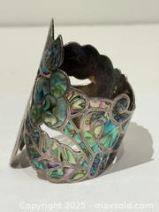 MaxSold Auction: Vintage Taxco Sterling + Abalone Cuff Bracelet  - Toronto (Ontario, Canada) PARTNER MANAGED Estate Sale Online Auction - Dundas Street West (STORAGE)