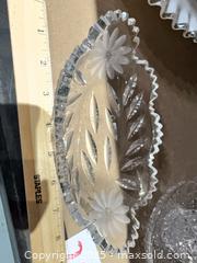 MaxSold Auction: Assorted Glassware &#38; Crystal Lot, Mixed Cut/Pressed Pieces - Warwick (Rhode Island, USA) SELLER MANAGED Reseller Online Auction - Warwick Avenue