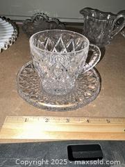 MaxSold Auction: Assorted Glassware &#38; Crystal Lot, Mixed Cut/Pressed Pieces - Warwick (Rhode Island, USA) SELLER MANAGED Reseller Online Auction - Warwick Avenue