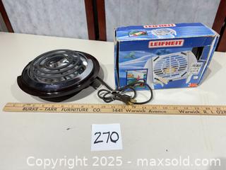 MaxSold Auction: Leifheit / Toastmaster Single-Burner Electric Hot Plate - Warwick (Rhode Island, USA) SELLER MANAGED Reseller Online Auction - Warwick Avenue
