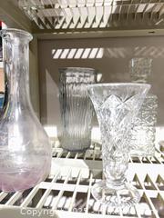 MaxSold Auction: Lot of 4 Glass Vases &#38; Decorative Bottles - Warwick (Rhode Island, USA) SELLER MANAGED Reseller Online Auction - Warwick Avenue