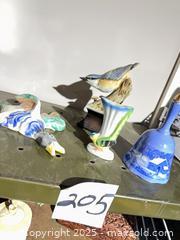 MaxSold Auction: Lot of Porcelain/Glazed Ceramic Figurines with Currier &#38; Ives Bell - Warwick (Rhode Island, USA) SELLER MANAGED Reseller Online Auction - Warwick Avenue