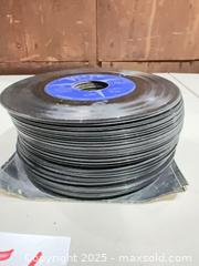 MaxSold Auction: Portable mini stereo with two speakers and 30–40 7&#34; 45 RPM records - Warwick (Rhode Island, USA) SELLER MANAGED Reseller Online Auction - Warwick Avenue