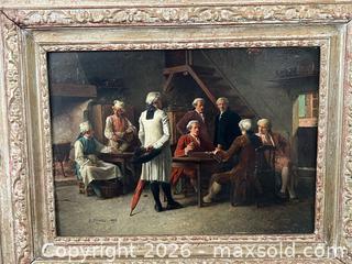 MaxSold Auction: Eugène Fichel Original Oil Painting  - Hamilton (Ontario, Canada) PARTNER MANAGED Estate Sale Online Auction - Parkview Drive