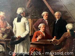 MaxSold Auction: Eugène Fichel Original Oil Painting  - Hamilton (Ontario, Canada) PARTNER MANAGED Estate Sale Online Auction - Parkview Drive
