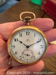 MaxSold Auction: Omega 14k Pocket Watch  - Hamilton (Ontario, Canada) PARTNER MANAGED Estate Sale Online Auction - Parkview Drive
