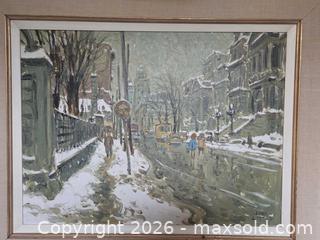 MaxSold Auction: Original John Little A.R.C.A. Oil Painting - Hamilton (Ontario, Canada) PARTNER MANAGED Estate Sale Online Auction - Parkview Drive
