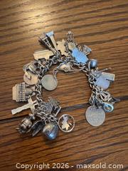 MaxSold Auction: Silver Charm Bracelet  - Hamilton (Ontario, Canada) PARTNER MANAGED Estate Sale Online Auction - Parkview Drive