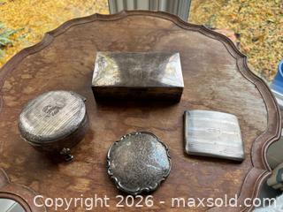 MaxSold Auction: Sterling Boxes, Compact, Cigarette Case  - Hamilton (Ontario, Canada) PARTNER MANAGED Estate Sale Online Auction - Parkview Drive