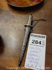 MaxSold Auction: Sterling letter opener - Hamilton (Ontario, Canada) PARTNER MANAGED Estate Sale Online Auction - Parkview Drive