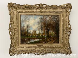 MaxSold Auction: Willem Hendriks, Oil on canvas 11x15" - Hamilton (Ontario, Canada) PARTNER MANAGED Estate Sale Online Auction - Parkview Drive