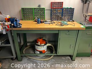 MaxSold Auction: Work Bench, Vise   - Hamilton (Ontario, Canada) PARTNER MANAGED Estate Sale Online Auction - Parkview Drive