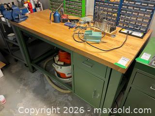 MaxSold Auction: Work Bench, Vise   - Hamilton (Ontario, Canada) PARTNER MANAGED Estate Sale Online Auction - Parkview Drive