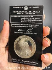 MaxSold Auction: 1984 American Silver Olympic Coin - Victoria (British Columbia, Canada) PARTNER MANAGED Estate Sale Online Auction PART 2 - Bay Street