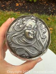 MaxSold Auction: Antique Art Nouveau Silver Lidded Jar  - Victoria (British Columbia, Canada) PARTNER MANAGED Estate Sale Online Auction PART 2 - Bay Street