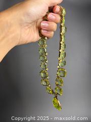 MaxSold Auction: Early Antique Chunky Faceted Coloured Green Glass Necklace  - Victoria (British Columbia, Canada) PARTNER MANAGED Estate Sale Online Auction PART 2 - Bay Street