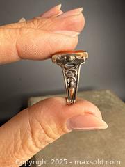 MaxSold Auction: INCREDIBLE! 9ct Gold Antique Georgian/Victorian Agate Mourning Locket Spinner Ring  - Victoria (British Columbia, Canada) PARTNER MANAGED Estate Sale Online Auction PART 2 - Bay Street