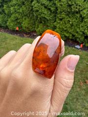 MaxSold Auction: INCREDIBLE! Antique Sterling Silver &#38; Amber Ring &#38; Necklace Set  - Victoria (British Columbia, Canada) PARTNER MANAGED Estate Sale Online Auction PART 2 - Bay Street