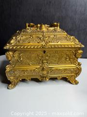 MaxSold Auction: INCREDIBLE! Large Ornate Victorian Cherub Jewelry Casket  - Victoria (British Columbia, Canada) PARTNER MANAGED Estate Sale Online Auction PART 2 - Bay Street