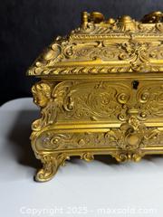 MaxSold Auction: INCREDIBLE! Large Ornate Victorian Cherub Jewelry Casket  - Victoria (British Columbia, Canada) PARTNER MANAGED Estate Sale Online Auction PART 2 - Bay Street